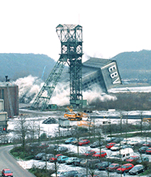 Sprengung Franzschacht 15-12-1995